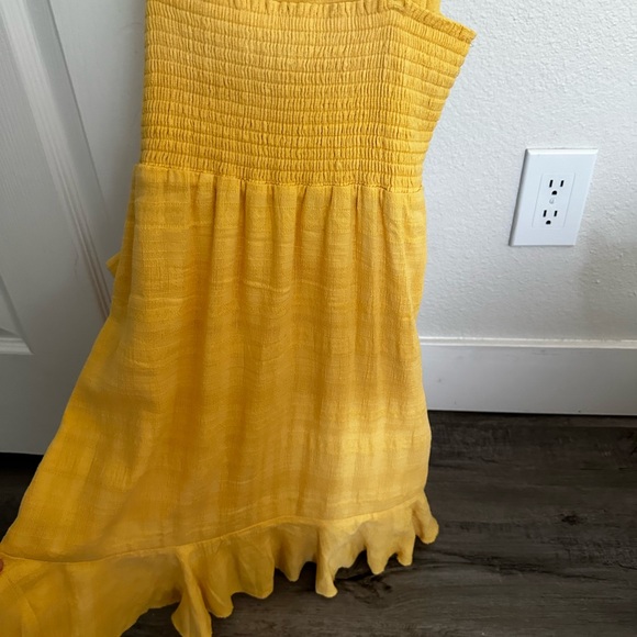 Yellow American eagle wrap dress - Picture 3 of 3